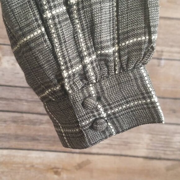 REVOLVE Privacy Please Plaid Kaylan Wrap Top Size L - Picture 5 of 10